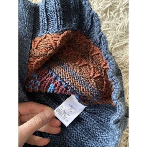 Woolrich Womens Zip Up Shawl Collar Sweater Yellowstone Here I Come Small Vest - Picture 13 of 14